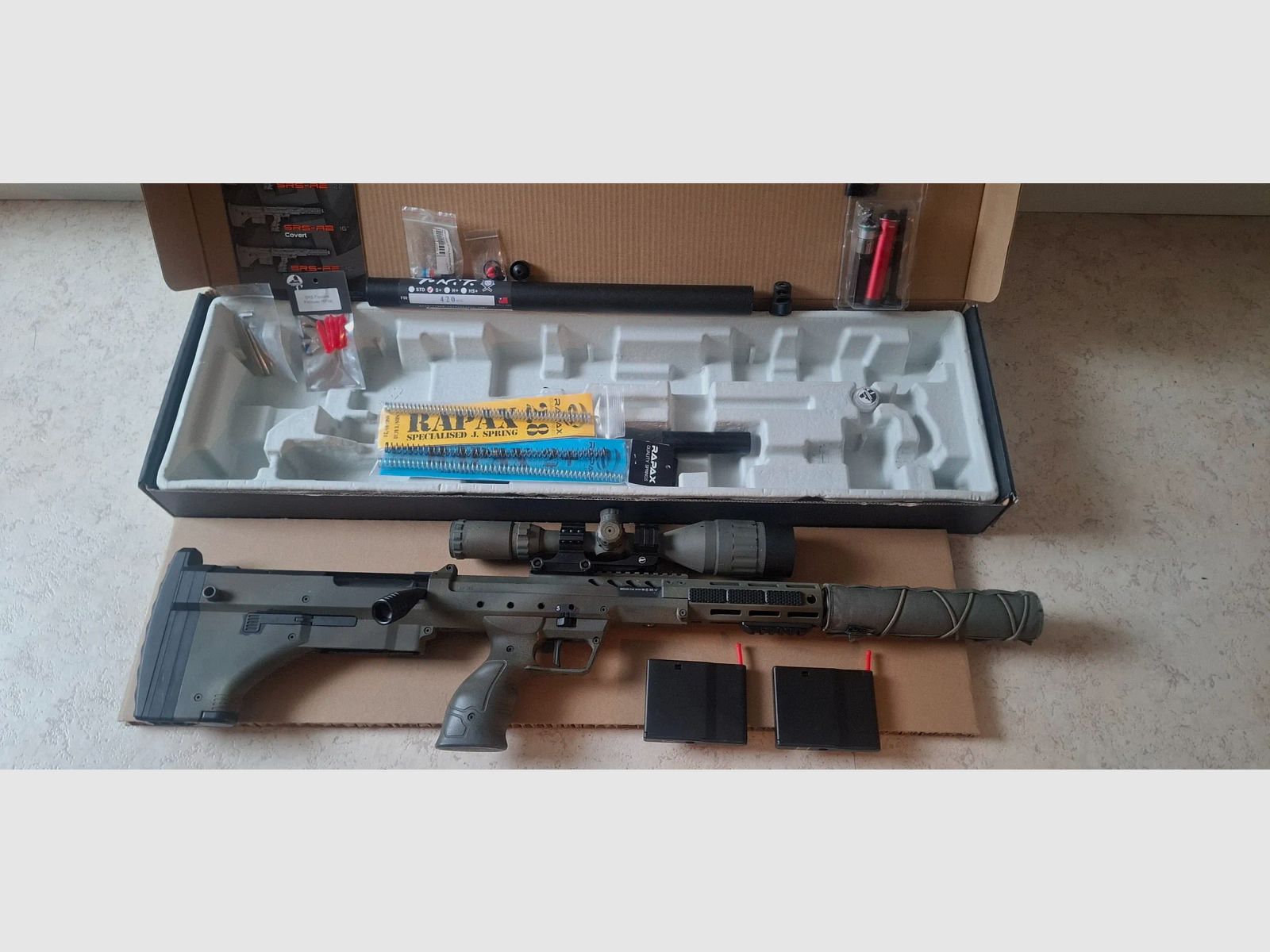 SRS Silverback A2 16" Getuned + Magazynki + Luneta