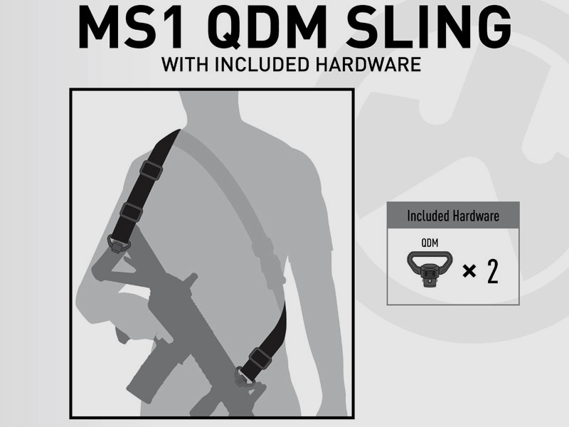 MAGPUL MS1 QDM Gewehrriemen Schwarz