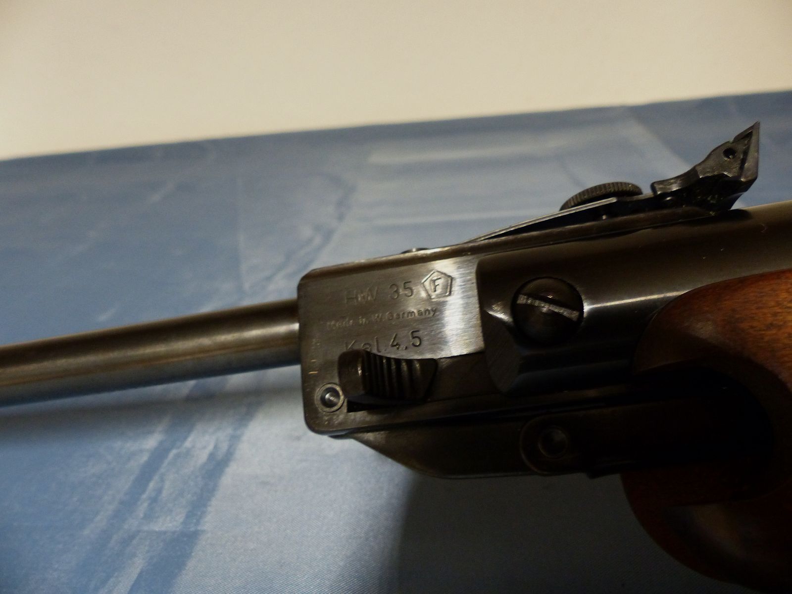 Persluchtgeweer luchtgeweer Weihrauch Mod. HW 35 met F en beveiliging vintage