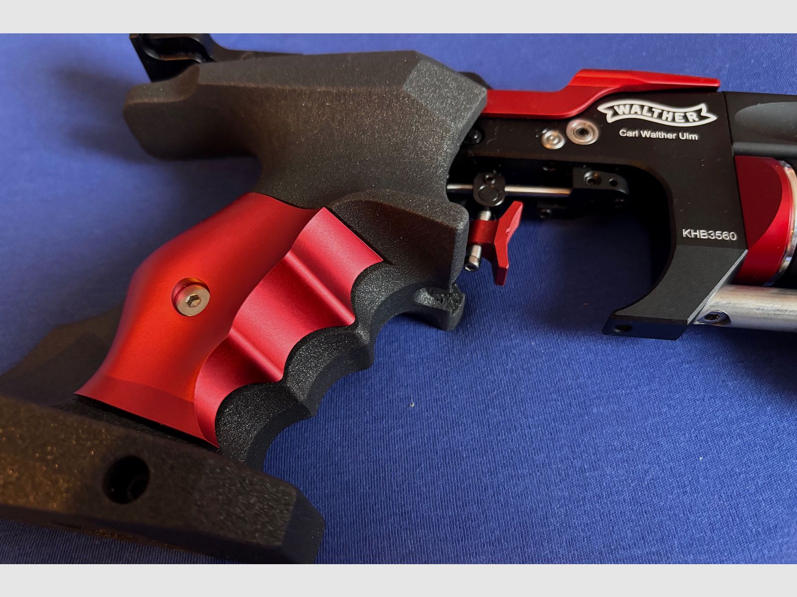 Walther LP500 Meistermanufaktur  / Auflage Traum in rot .. fast neu