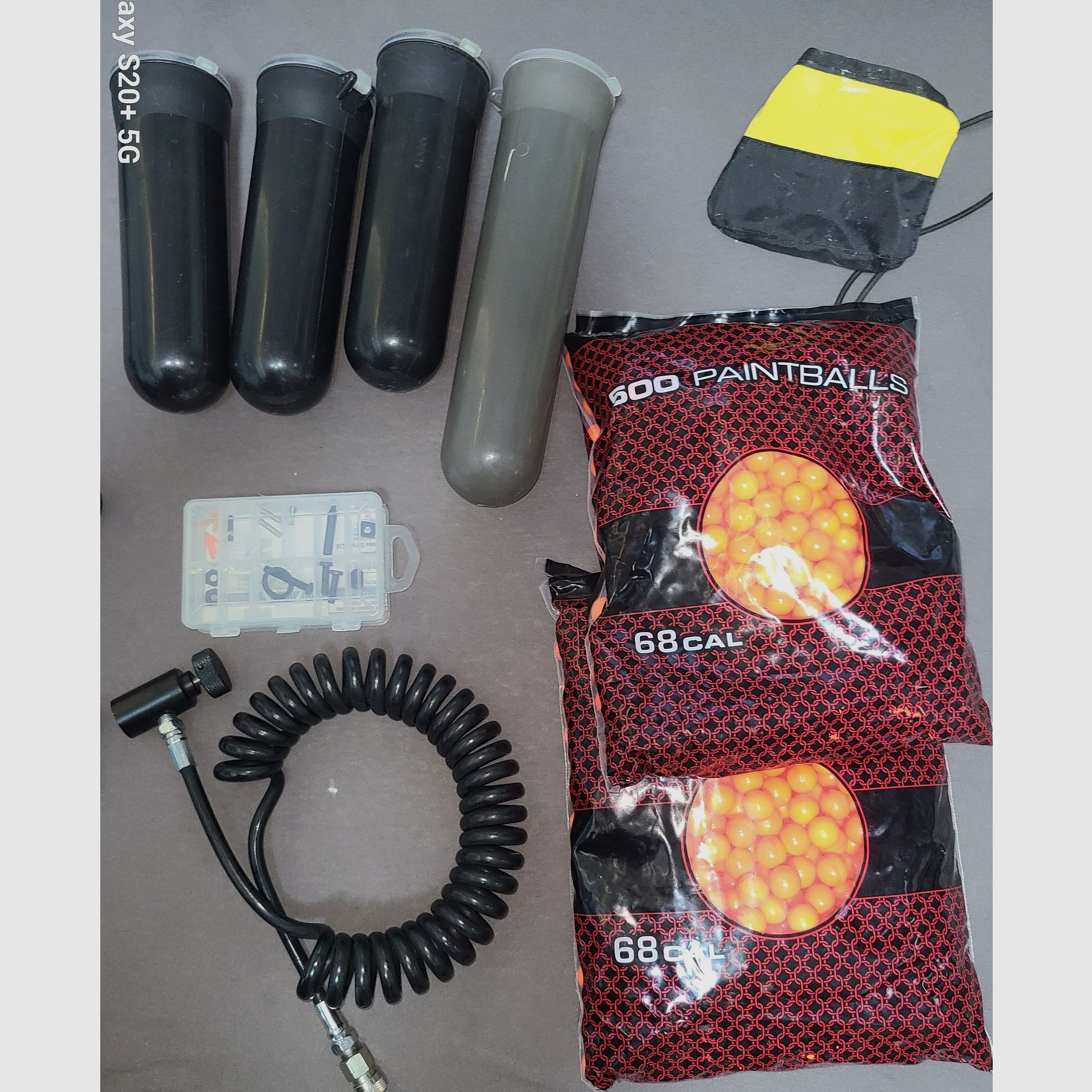 KOMPLETT SET TIPPMANN SIERRA ONE und BRAVO ON ELITE cal. 68 ! TOP ! mit viel ZUBEHÖR PAINTBALL HOME DEFENCE HEIMVERTEIDIGUNG / ! BESCHREIBUNG LESEN !