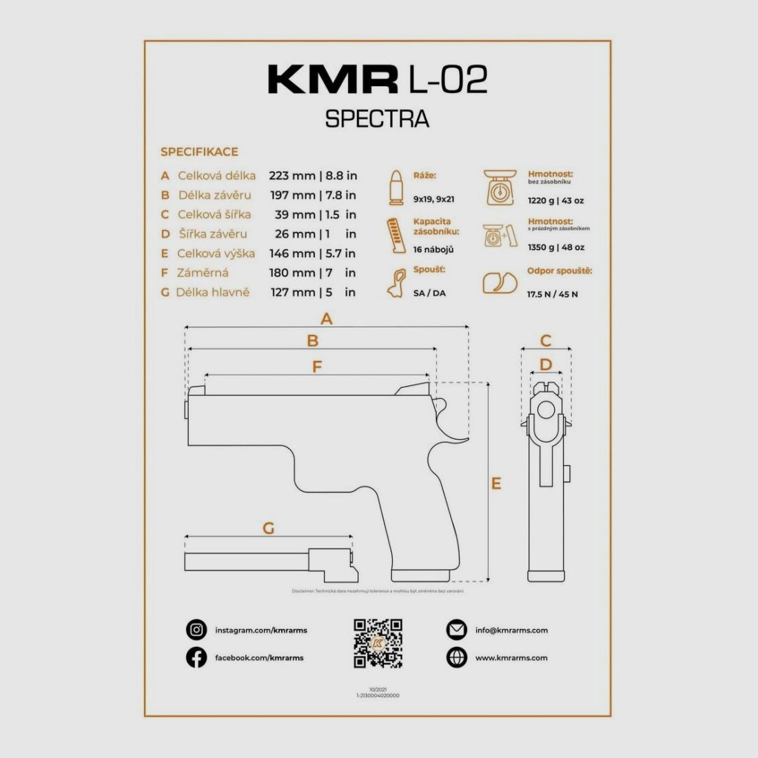 KMR Precision Arms Mod. L-02 SPECTRA OR -5'