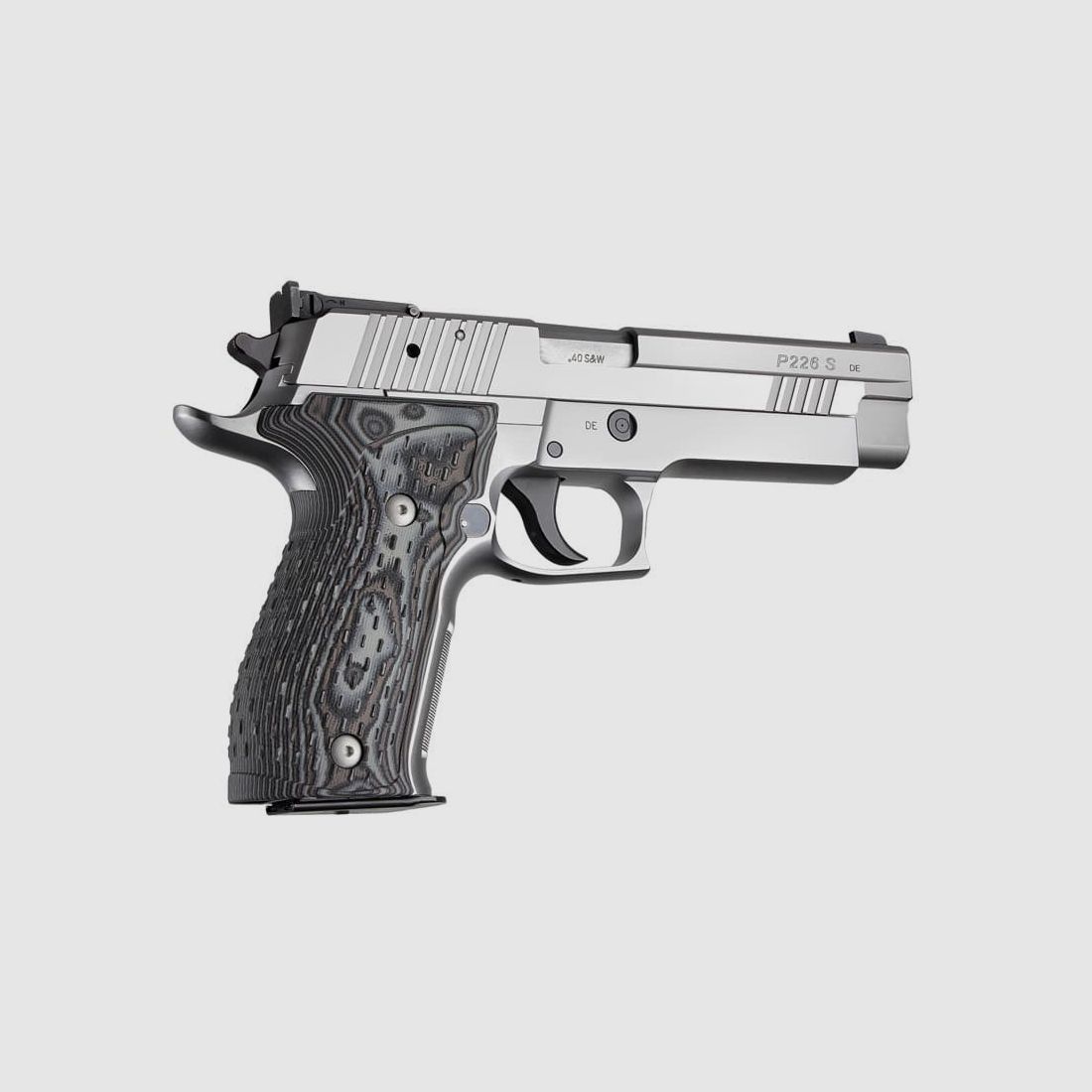 HOGUE Griffschalen f. SIG Sauer X-SERIES SA/DA G10, schwarz/grau gecheckert,