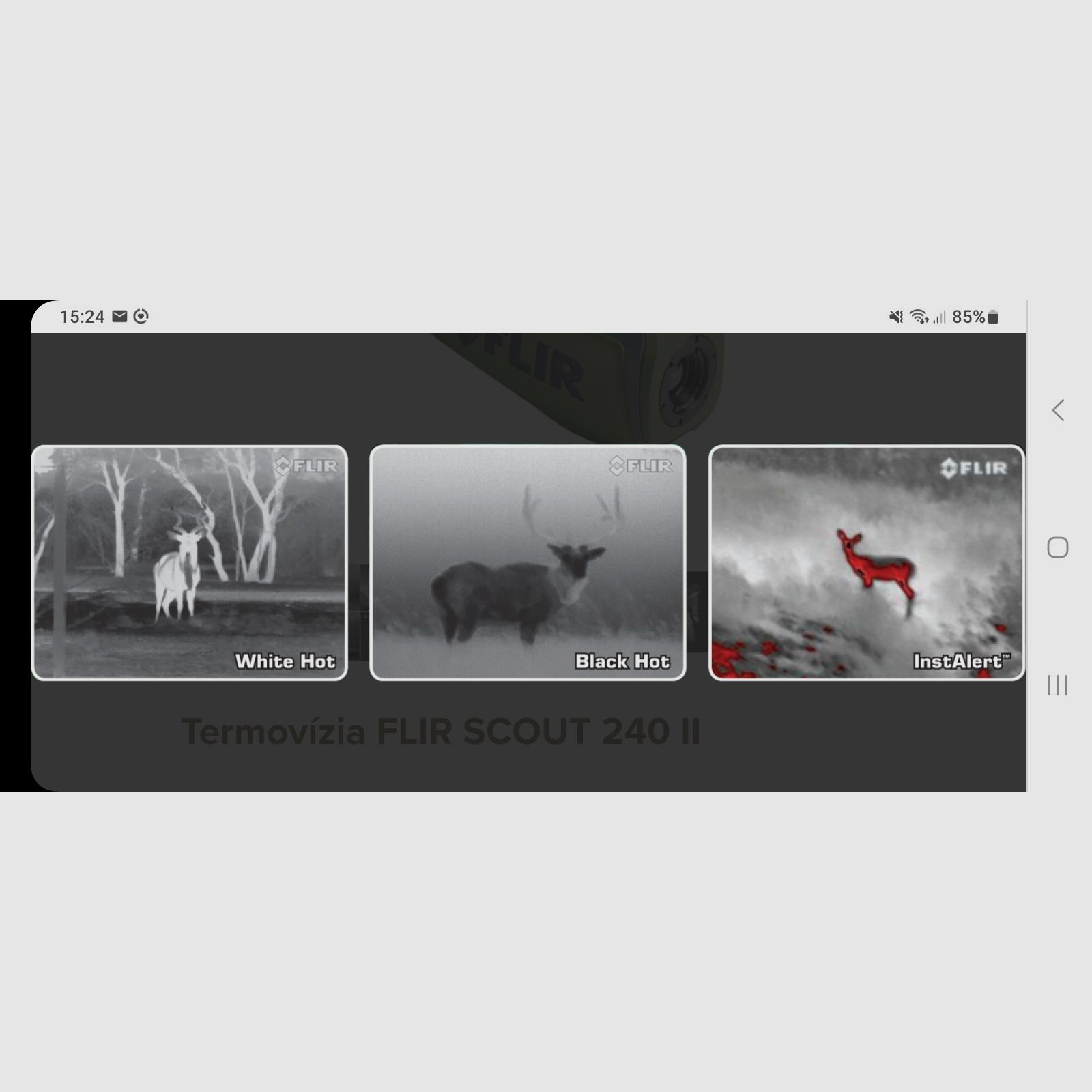 Wärmebildkamera FLIR SCOUT II 240 / 9Hz