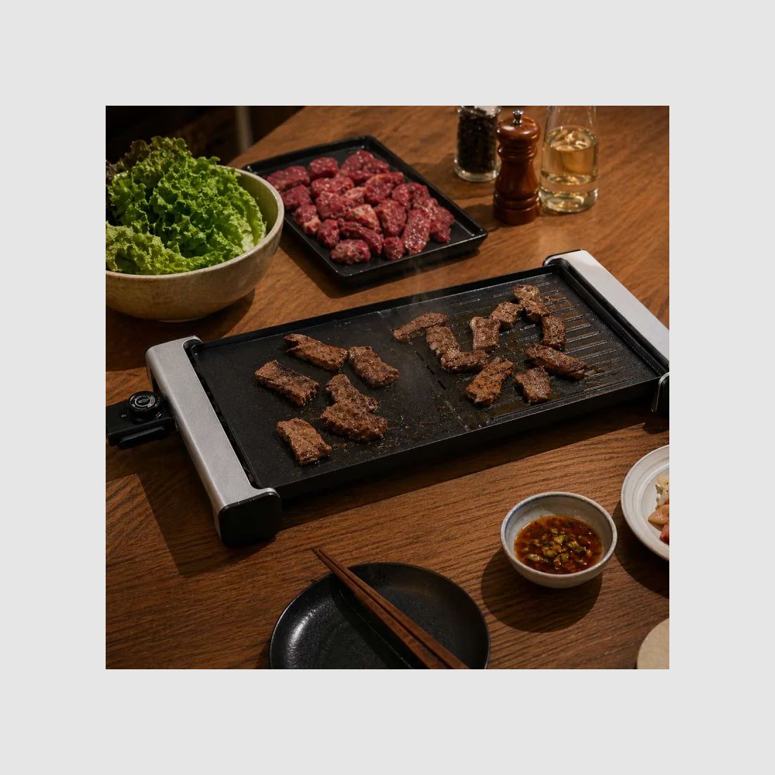 Plancha Grill 1800 W Maße: 61 x 32,5 x 6 cm, Bild 1 von 8