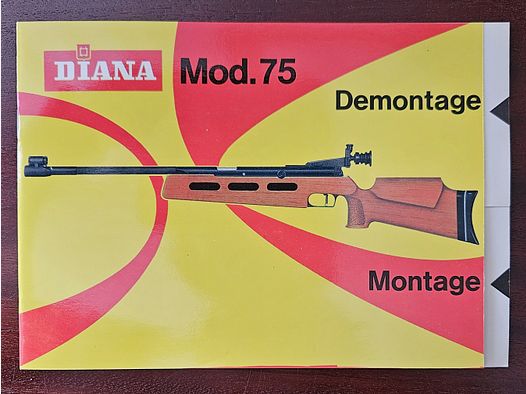 istruzioni originali di smontaggio e montaggio della carabina Diana 75