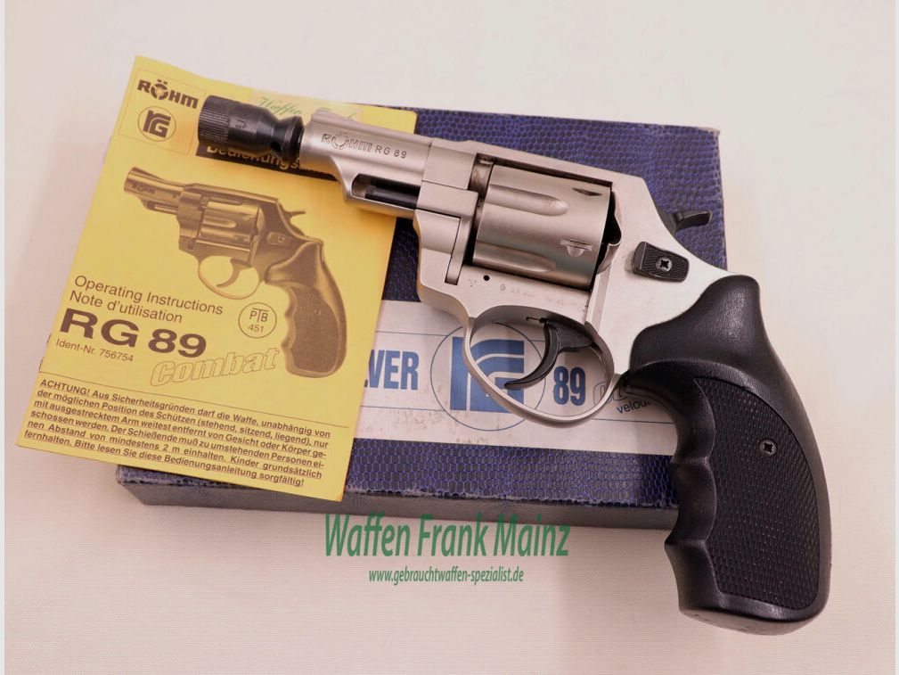 Röhm - Sontheim/Brenz RG 89 Combat nickel 9mm RK/.380