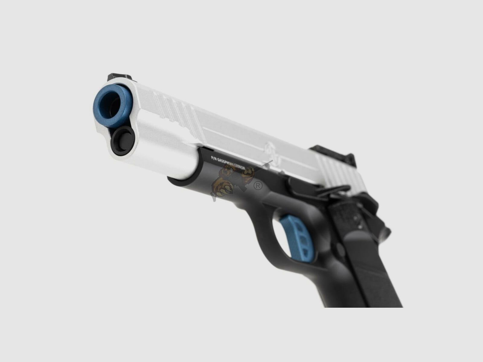GX45 Mk.I Metall Version GBB Airsoft Pistole in Silber -F- | G&G