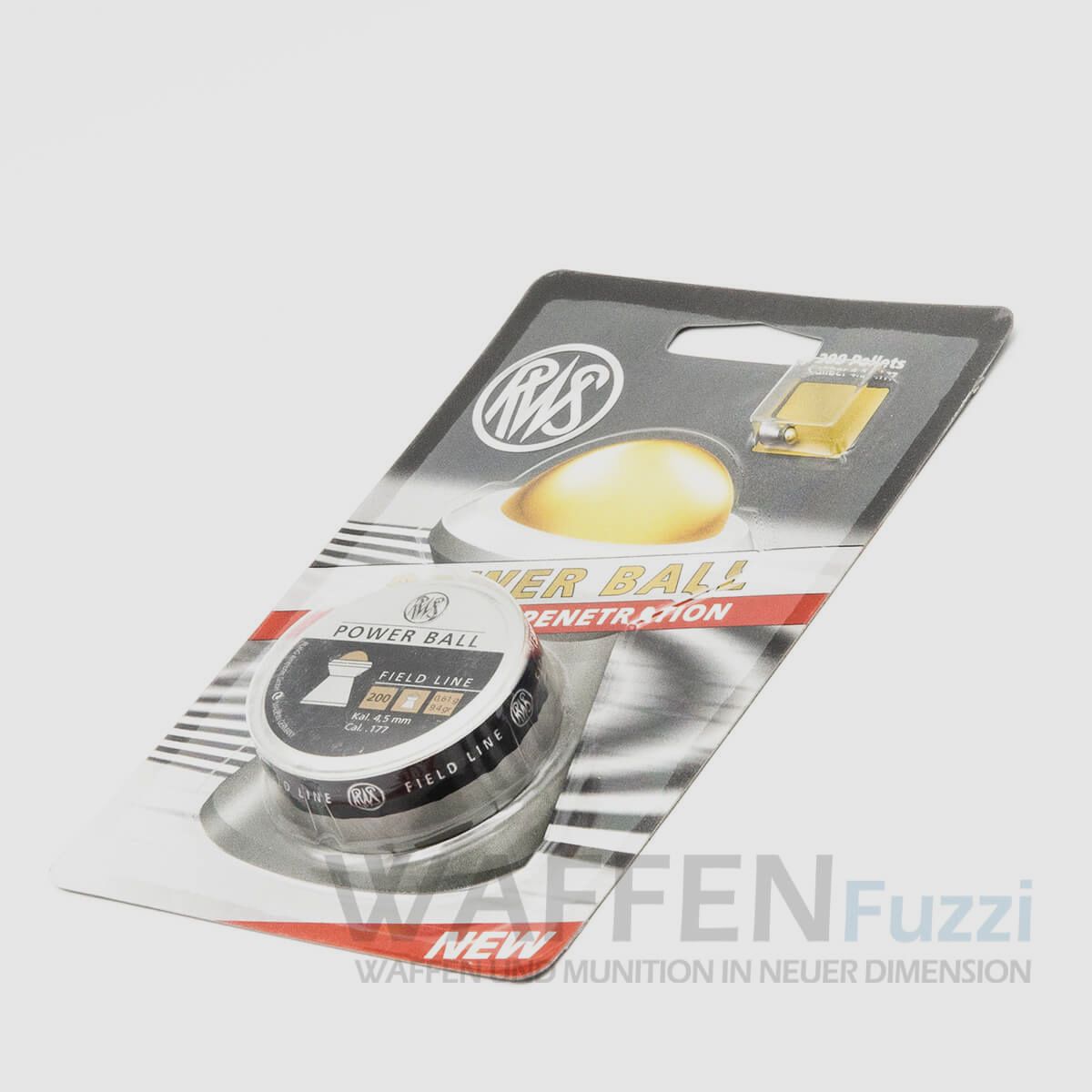 RWS Power Ball Kaliber 4,5mm Field Line 200 Diabolos