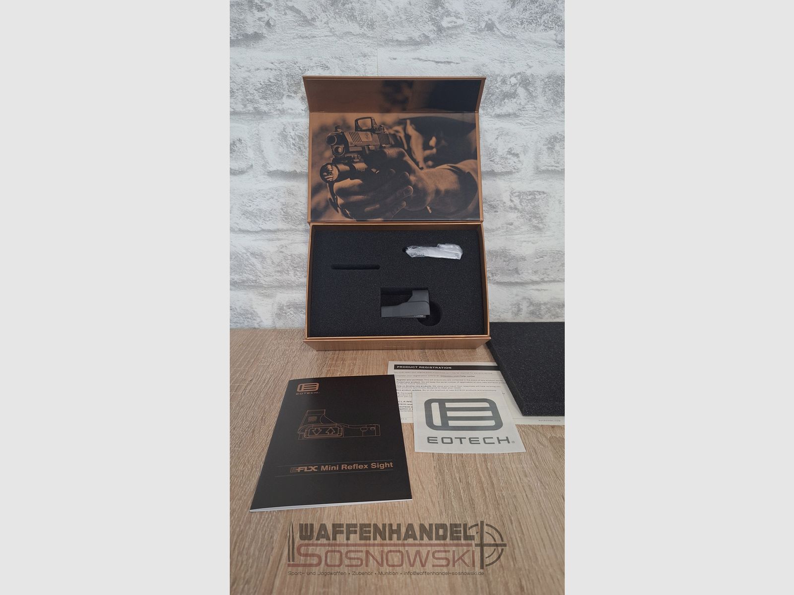 Visor reflex mini EOTech EFLX 3MOA, negro