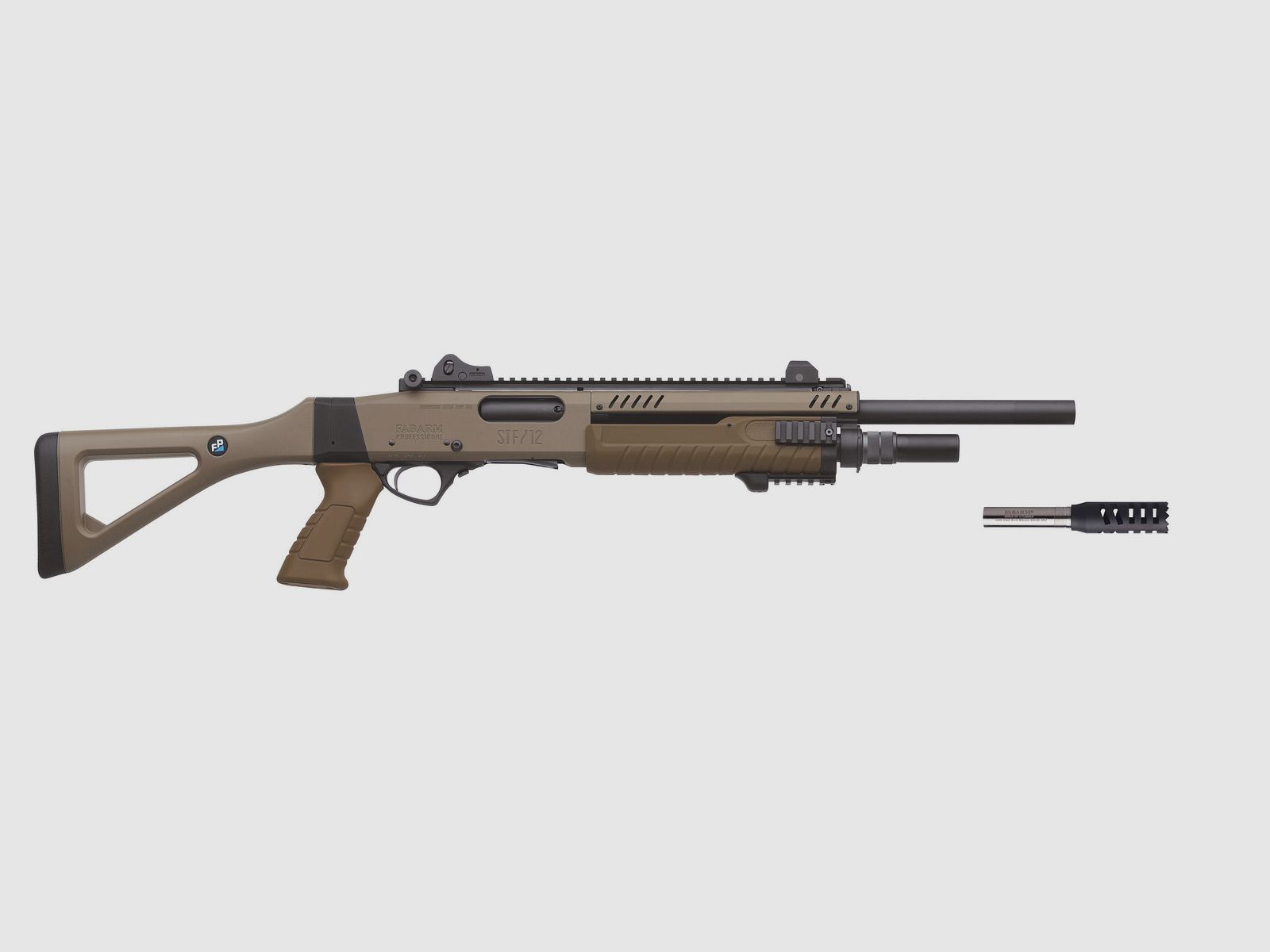 Pump-Action Shotgun FABARM STF Compact Flat Earth Initial-12×51-Inner HP Accuracy, image 2 of 2