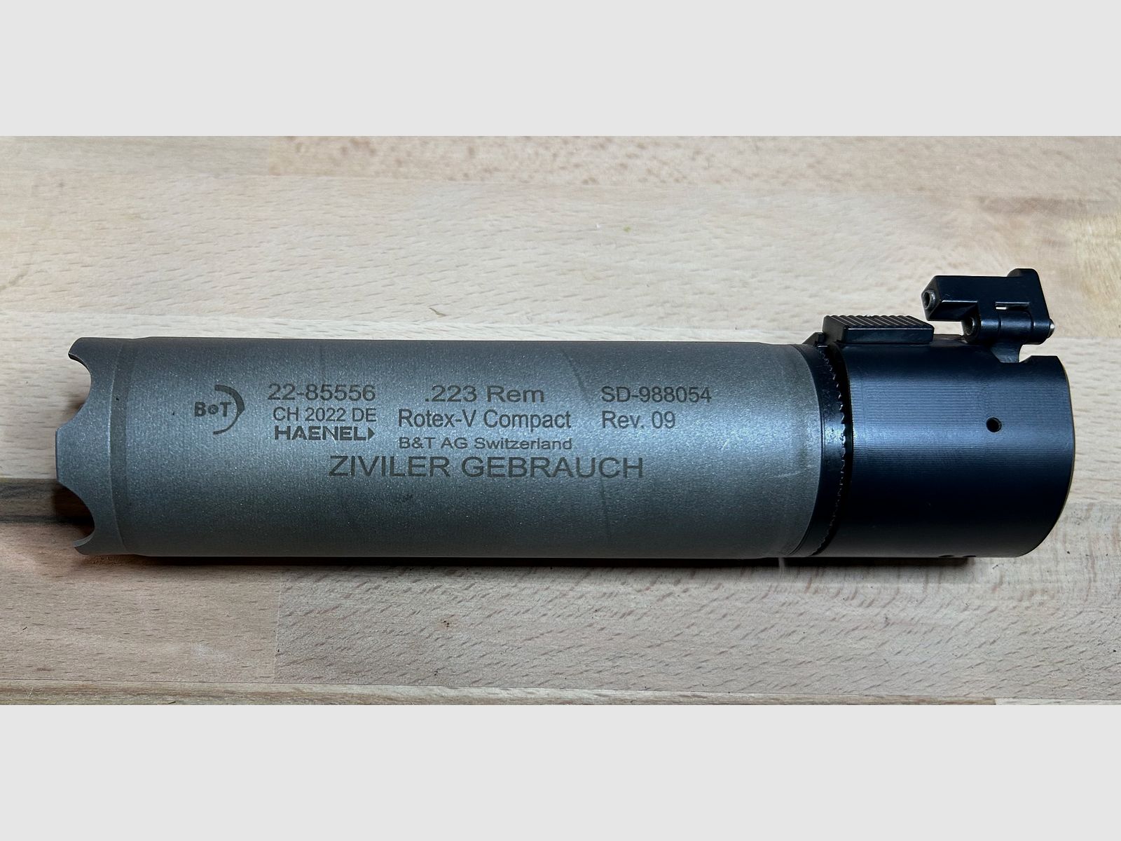 B&T Rotex-V Compakt für Colt M4 Kaliber .223 für NATO Mündungsbremse 