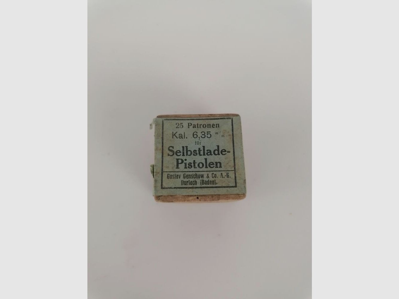 Gustav Genschow & Co. A.-G. Selbstladepistolen, Bild 1 von 2