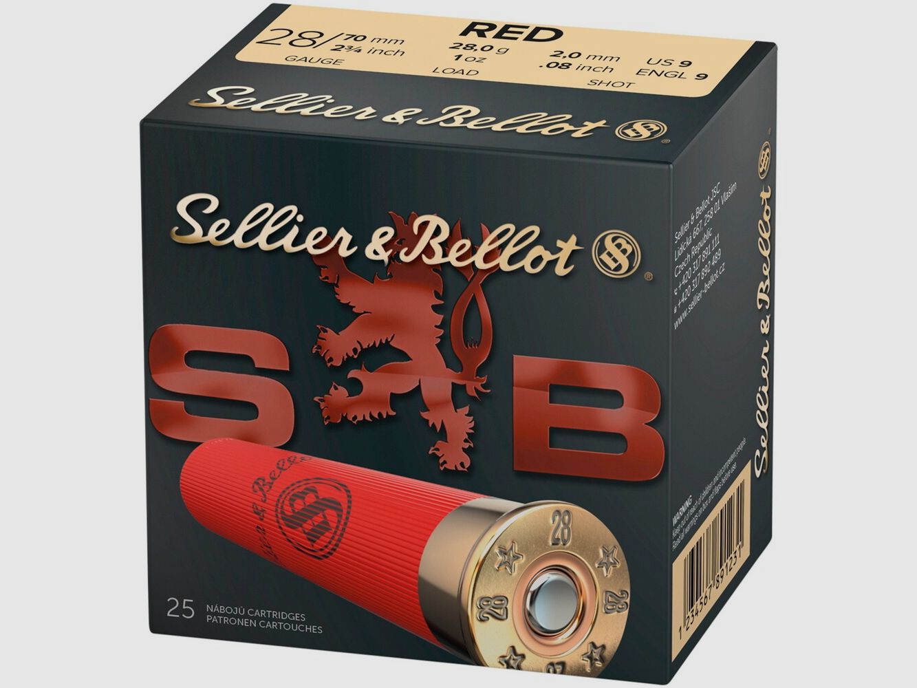 Sellier & Bellot 28/70 Rot 3,25 mm 28 g, Bild 1 von 2