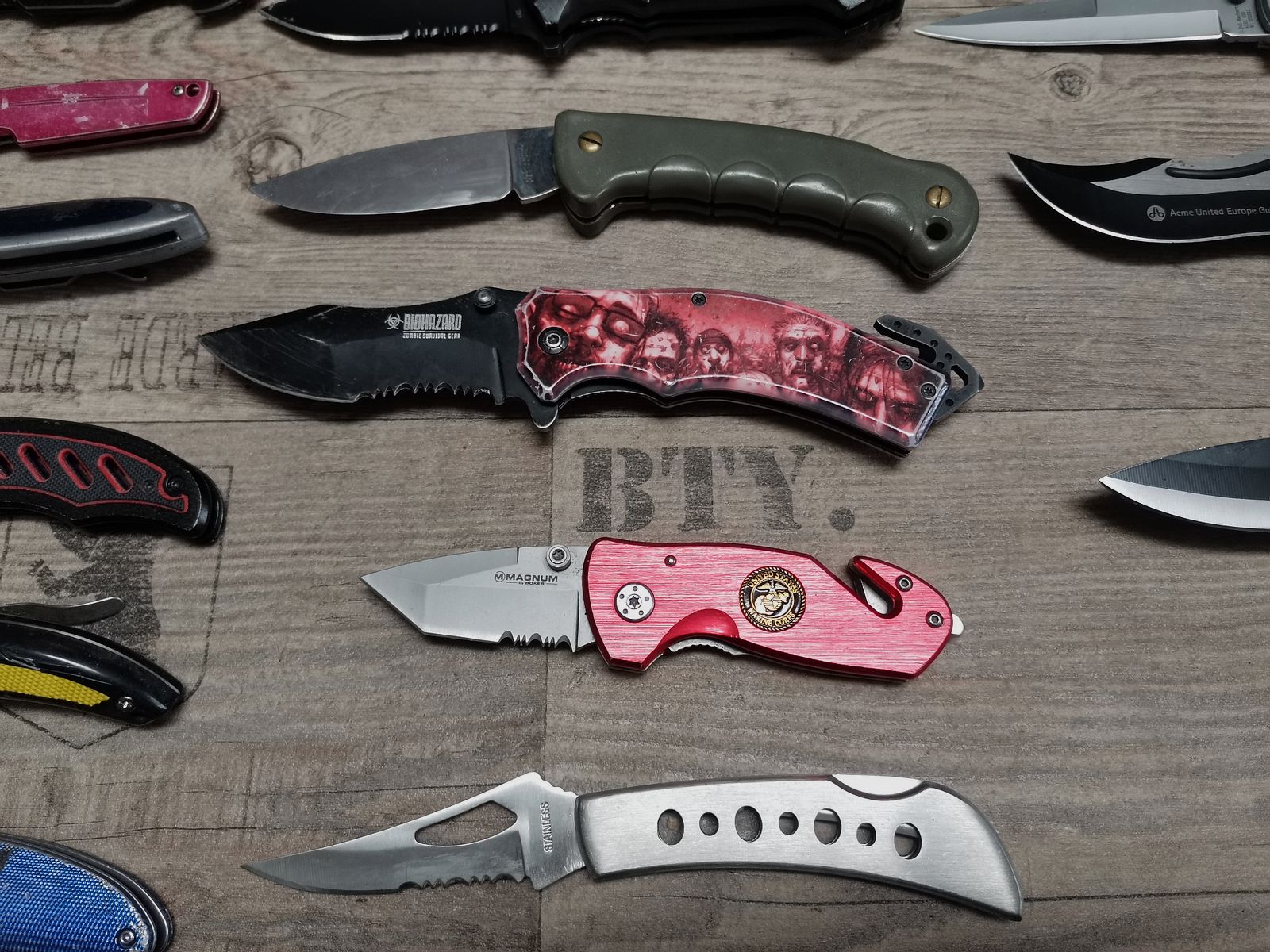 Messer Konvolut Böker Haller Walther Herbertz etc.  Einhandmesser Dolch Springmesser