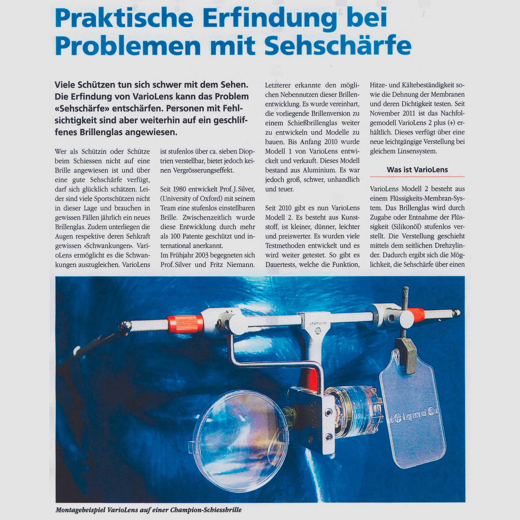 RESERVIERT! Profi MEC Schießbrille mit Knobloch Irisblende, Vario Lens 2 plus, usw., NP 600,-