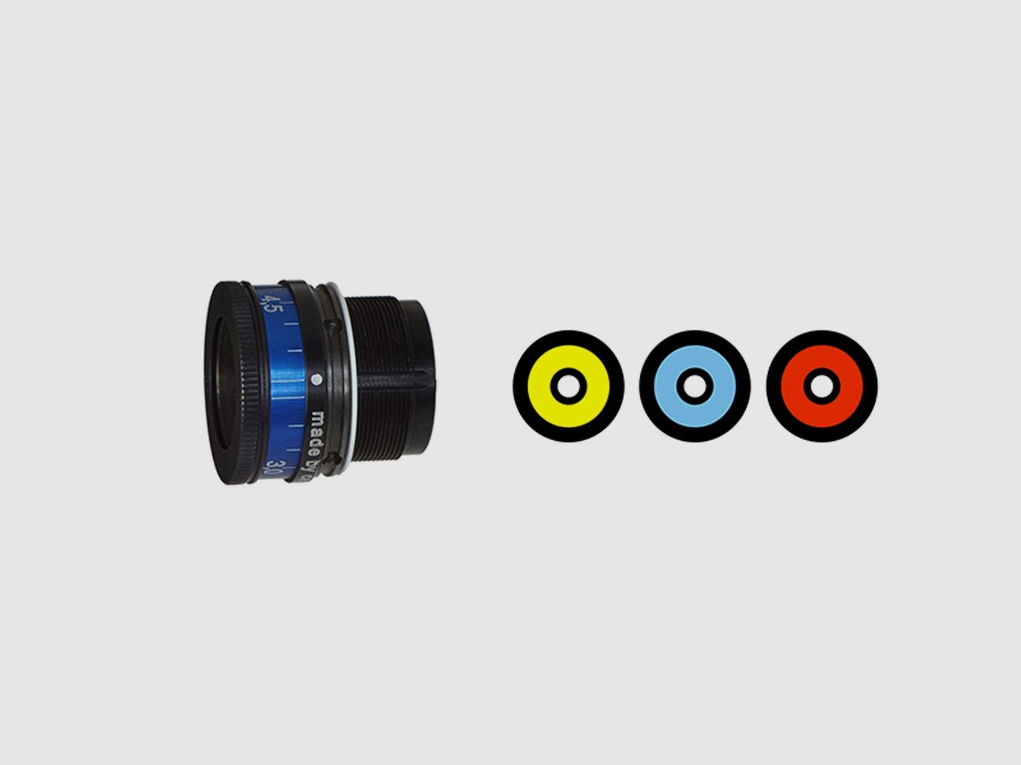 CENTRA Anello Variabile IRIS FILTER GLASS FRONT SIGHT 1,2, immagine 1 di 6