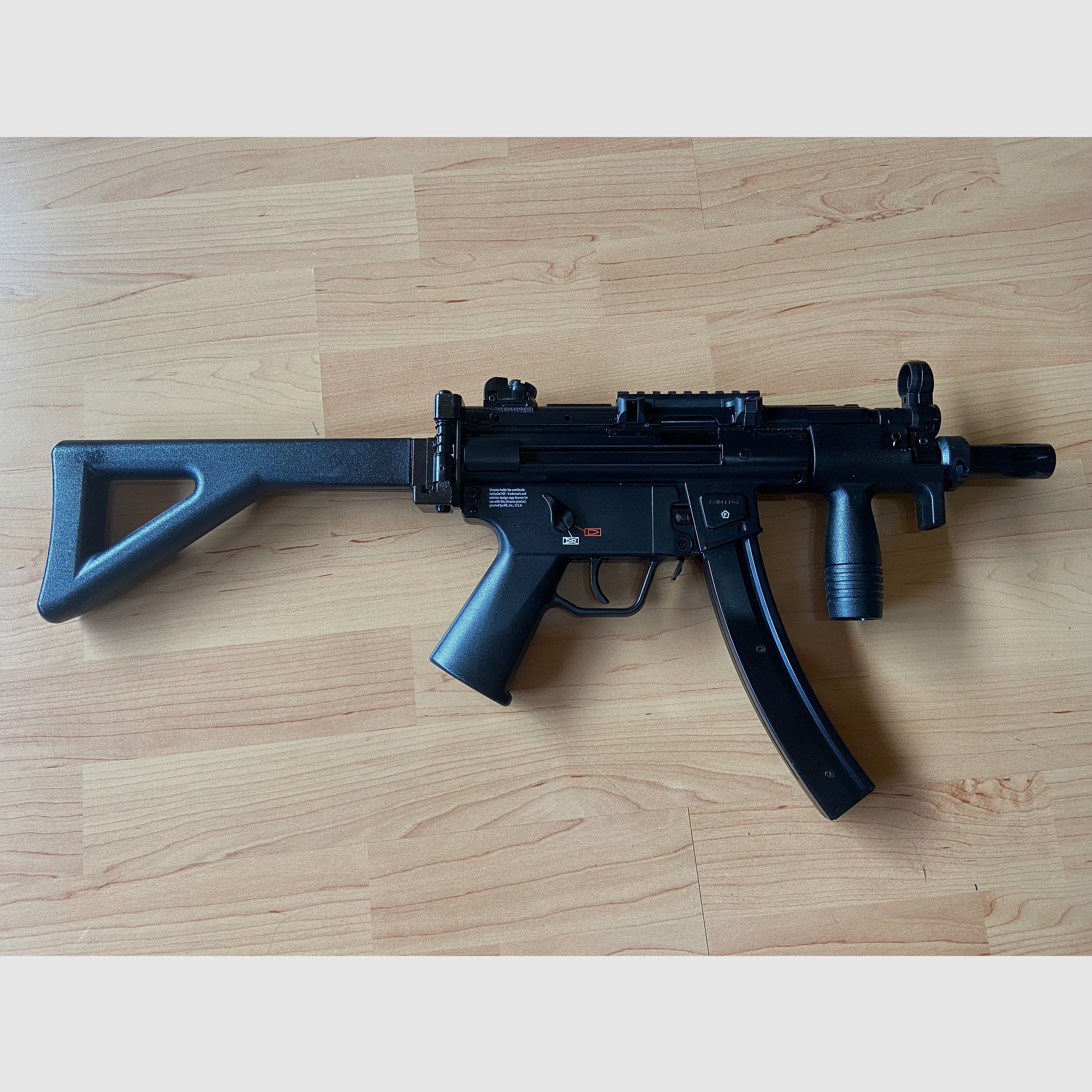 HK USP CO2 Pistole NBB + MP5 K-PDW CO2 GBB 4,5 mm Gebraucht