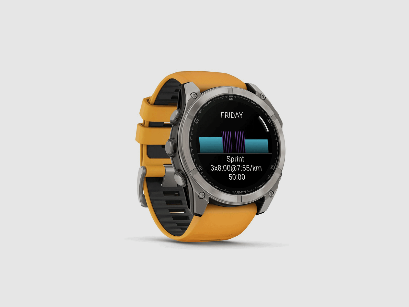 UHR – GARMIN – FĒNIX® 8 | 51MM | AMOLED | SAPPHIRE | Titan & Spark Orange, Bild 3 von 13