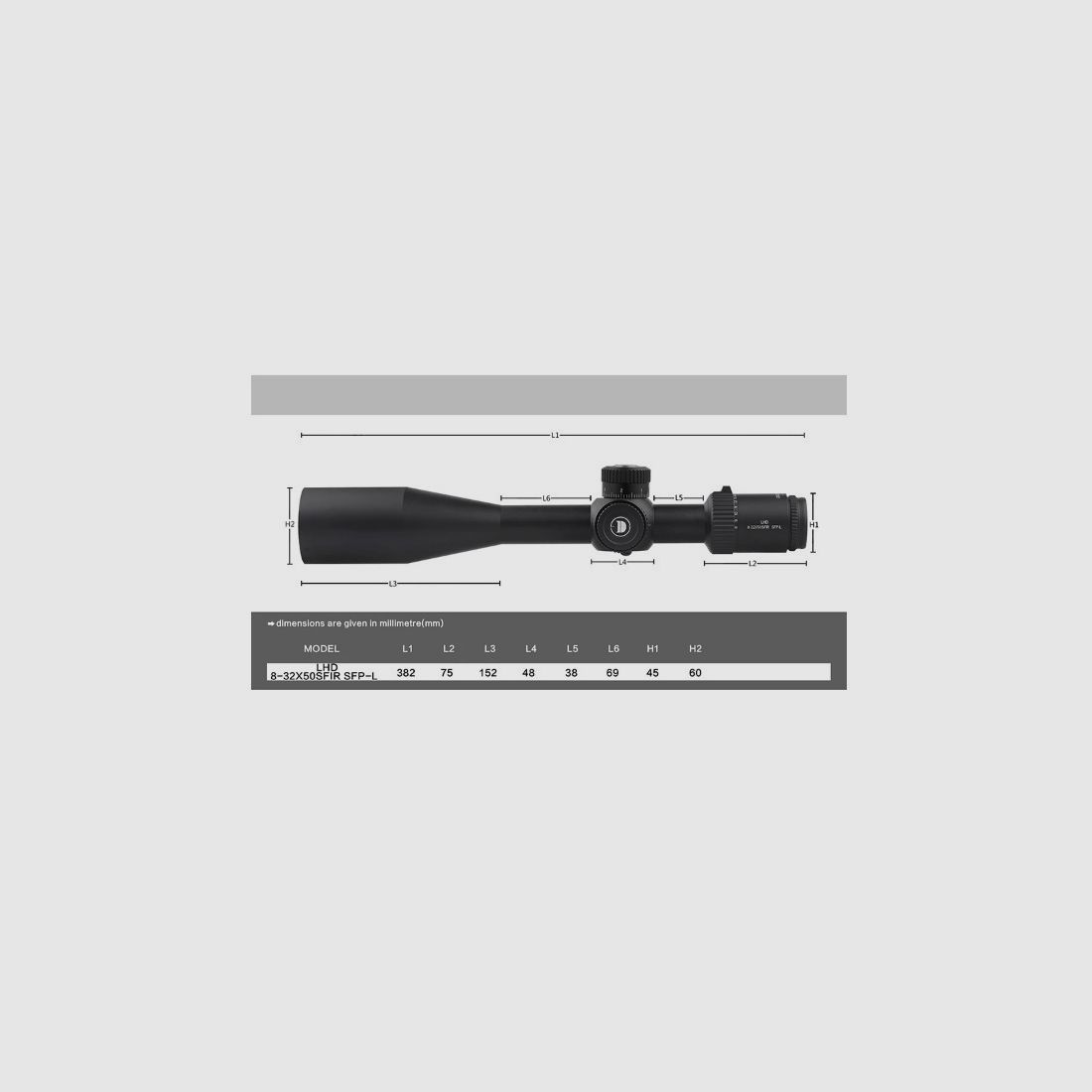 Discovery Optics 8-32X50 Zielfernrohr, für Jagd, Zielschießen, Ziel - NEUWARE, Bild 4 von 6