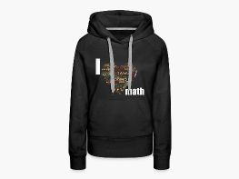 i love math - Frauen Premium Hoodie Schwarz