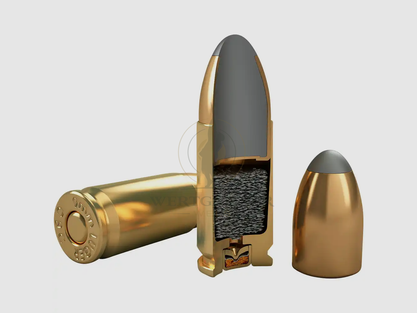 Magtech 9 mm Luger Teilmantel 8,0g/124grs., Bild 3 von 3