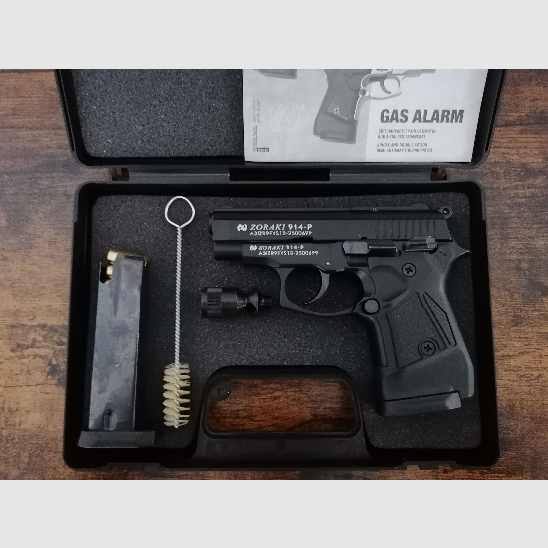 !!NEUWARE!! Zoraki 914 Schwarz 9mm P.A.K im Originalkoffer mit Zubehör