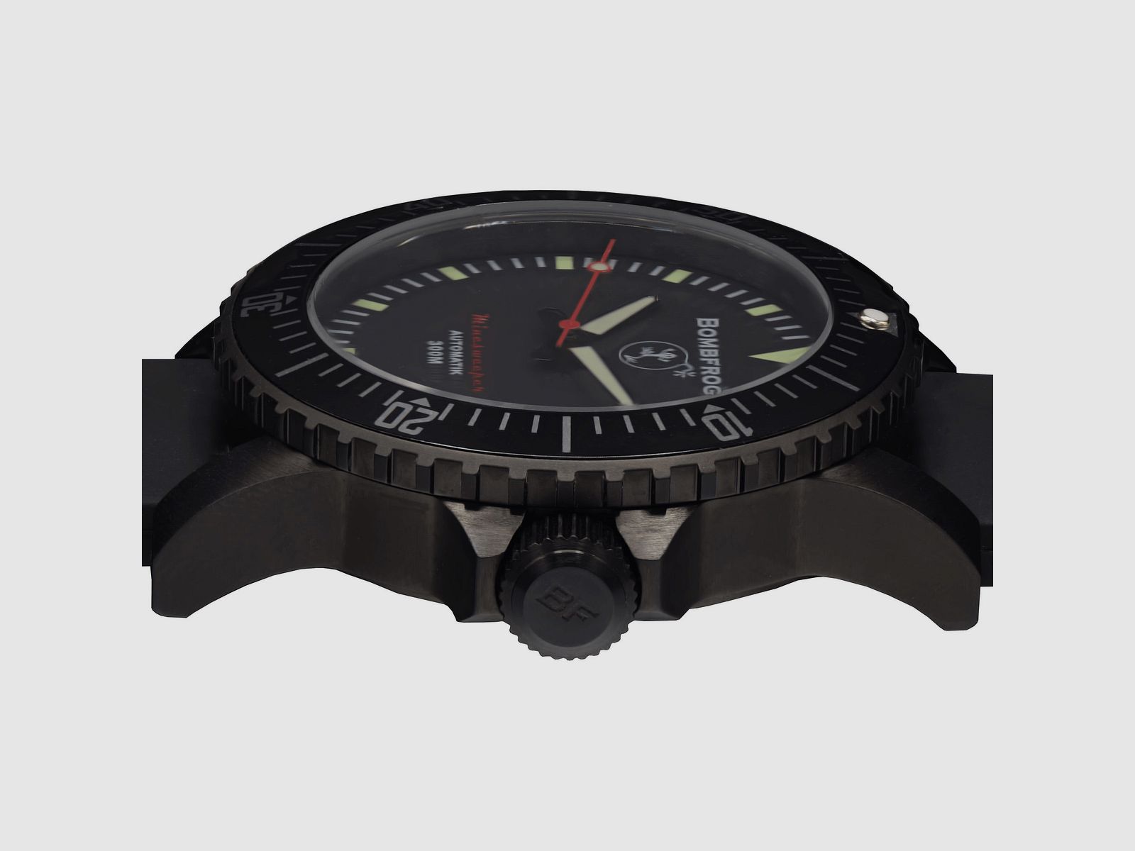 BOMBFROG Minesweeper Zwart Neopreen Armband, afbeelding 3 van 6
