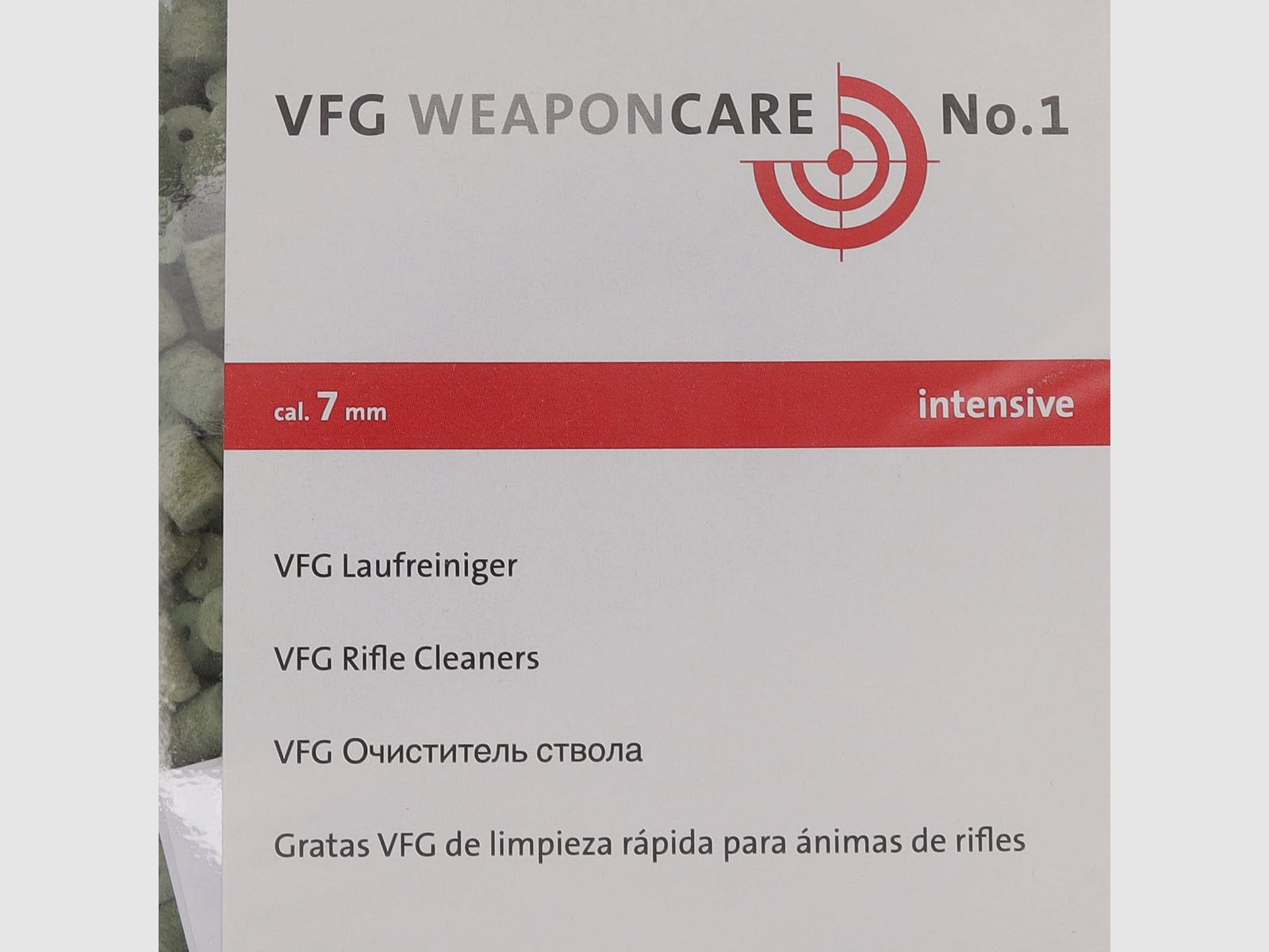 VFG Laufreiniger ''Intensive'' - 7mm (500stk)