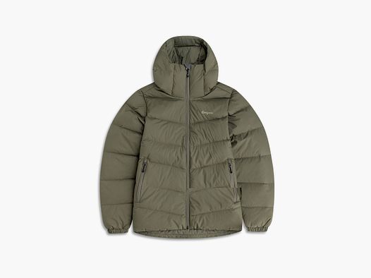 Bergans Garmo Down Hood Jacket Women Green Mud M