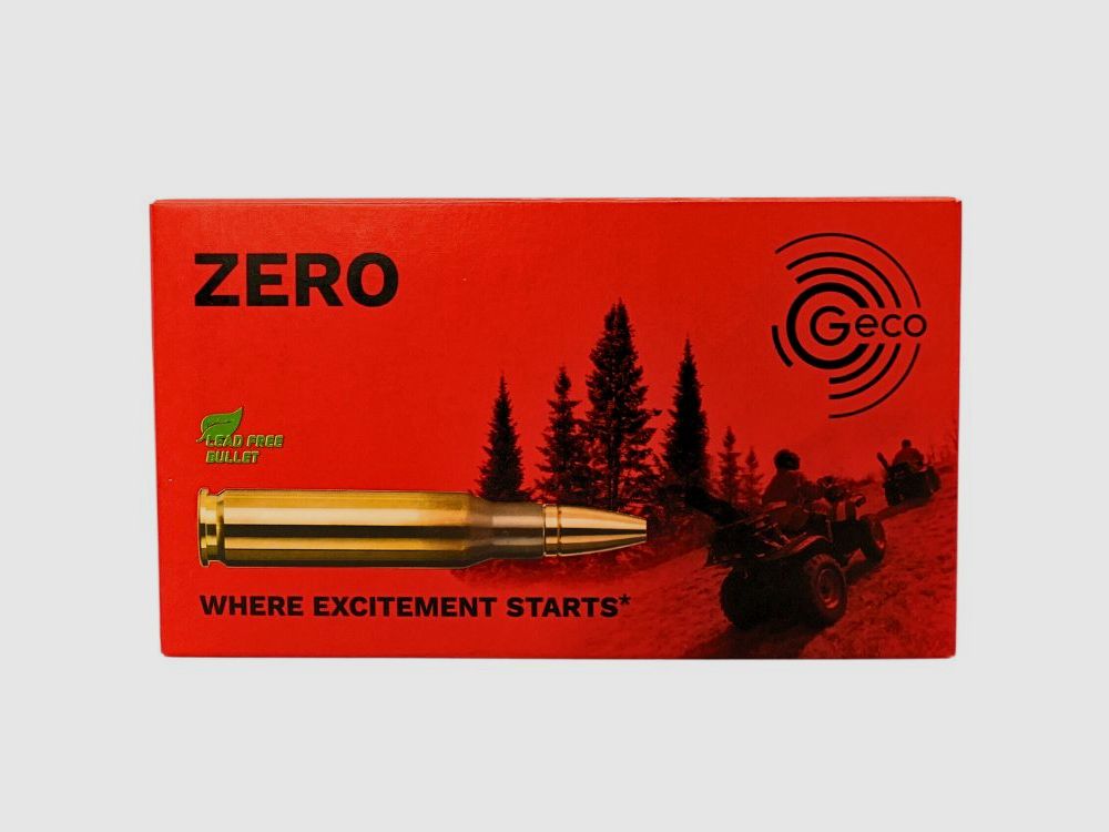 Geco .308 WIN ZERO 8,8g/136gr Büchsenpatronen Bleifrei