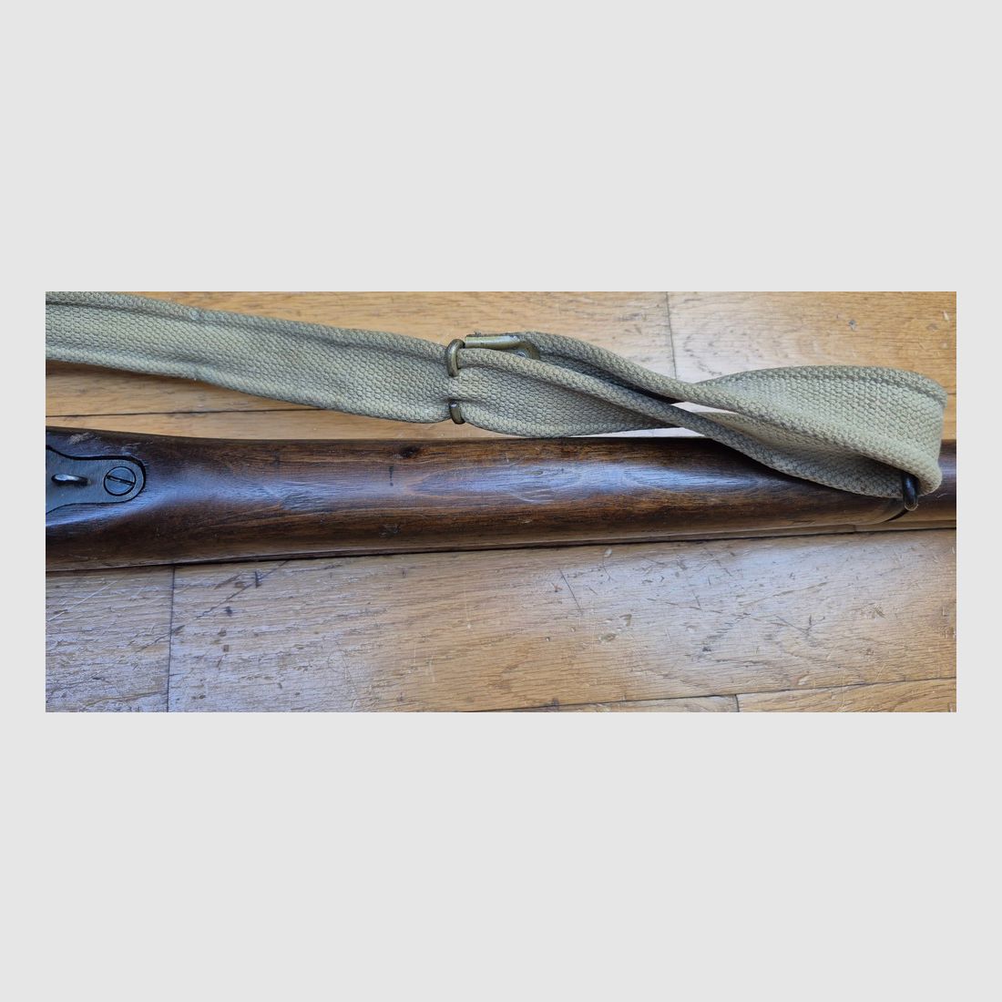 Gutes Gewehr Lee-Enfield N°4 MKI – Kal. .303 British – 10 Schuss – Arsenal von Fazakerley aus 1944 – Gute Mechanik – Schöne Hölzer und sehr guter Lauf – Gewehrriemen – TBE+, Bild 12 von 30