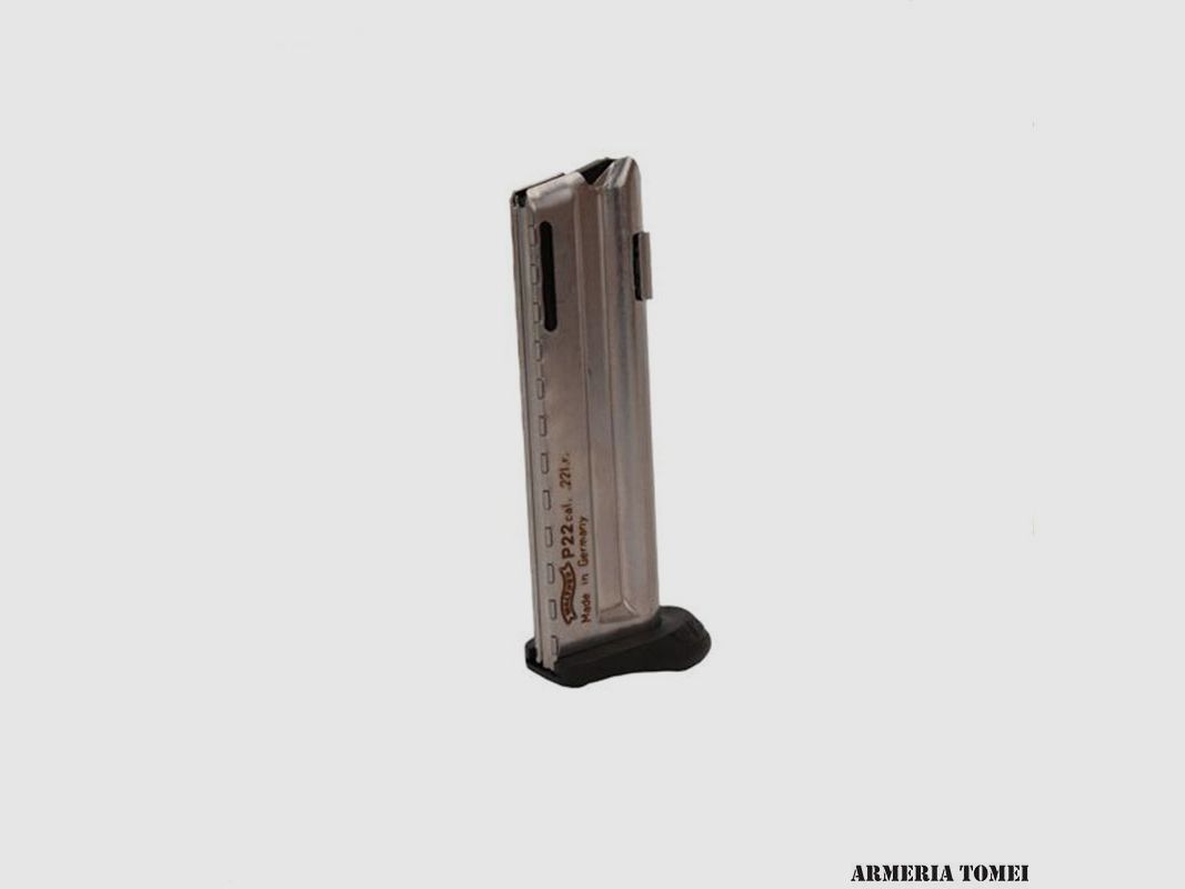 WALTHER – P22 MAGAZIN .22LR MIT FINGERSTÜTZE 10 SCHUSS