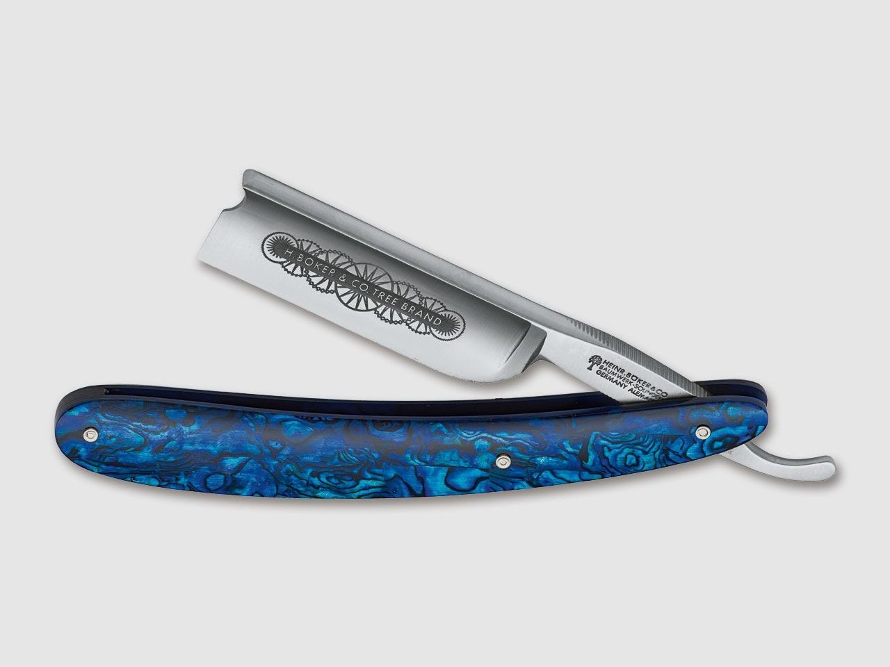 Rasiermesser Blue Shell 7/8 Barbers Notch