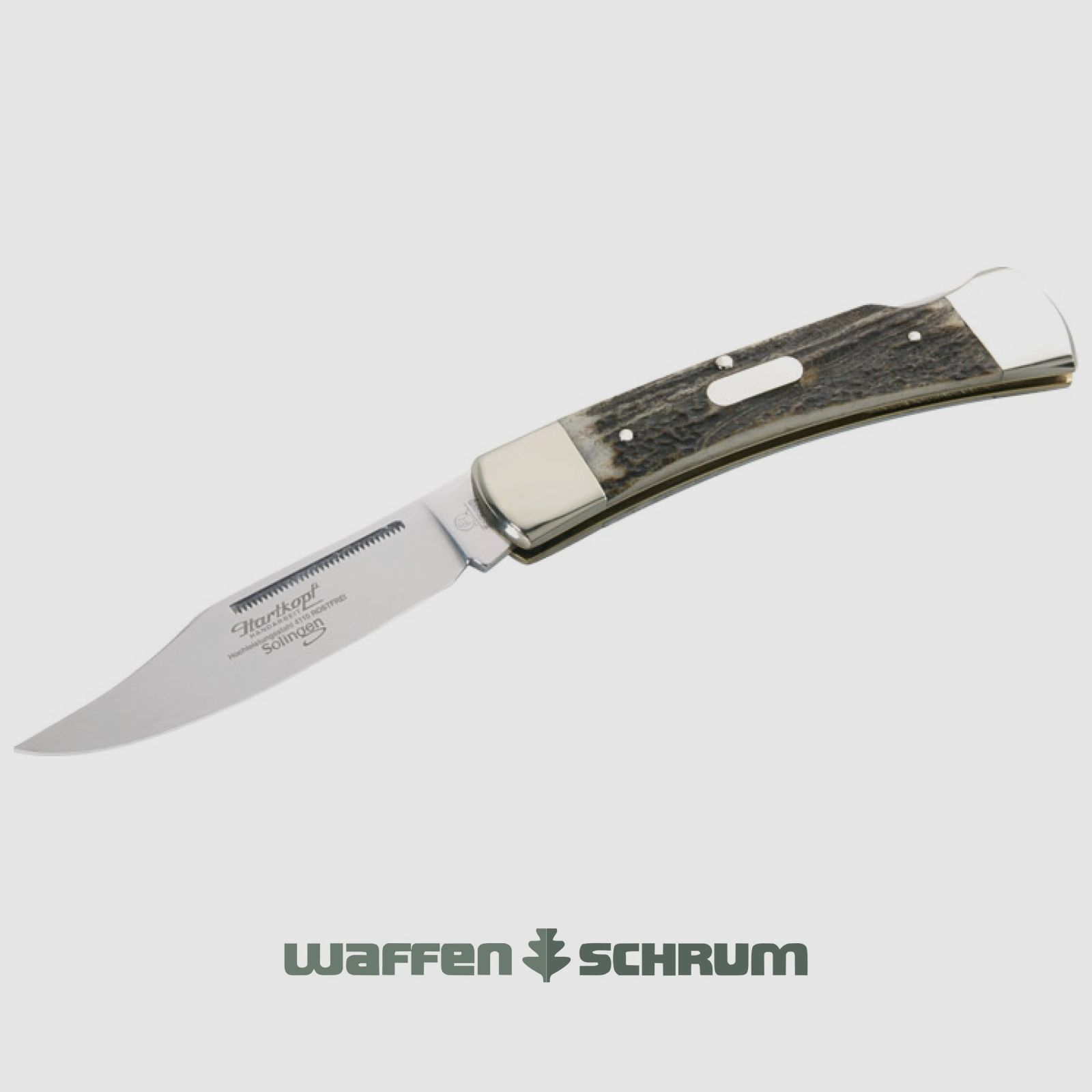 Hartkopf pocket knife with stag horn
