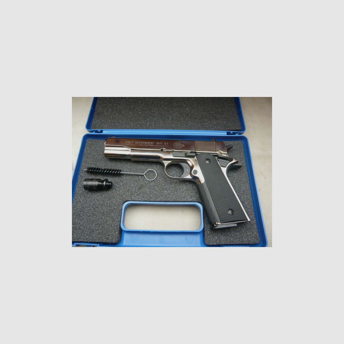 Colt Government 1911 A1 caliber 9mm PAK chrome-plated