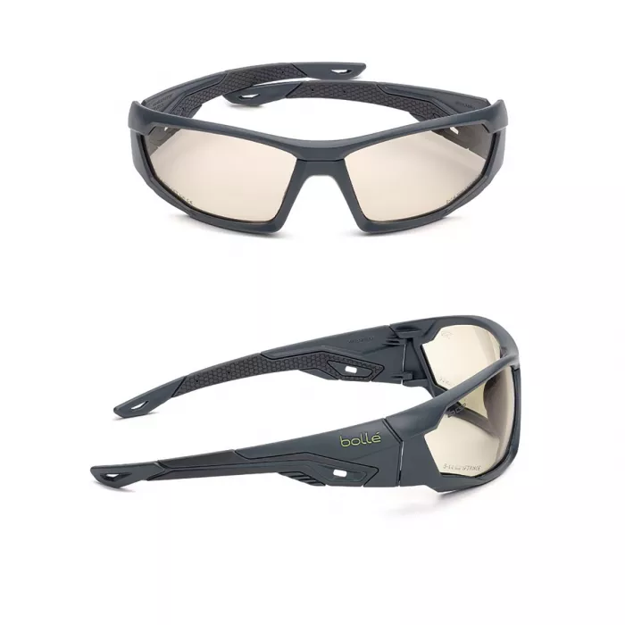 Tactical Brille Bollé® "Mercuro CSP" (bei Wechsellicht) Grau / Schwarz, Bild 2 von 2