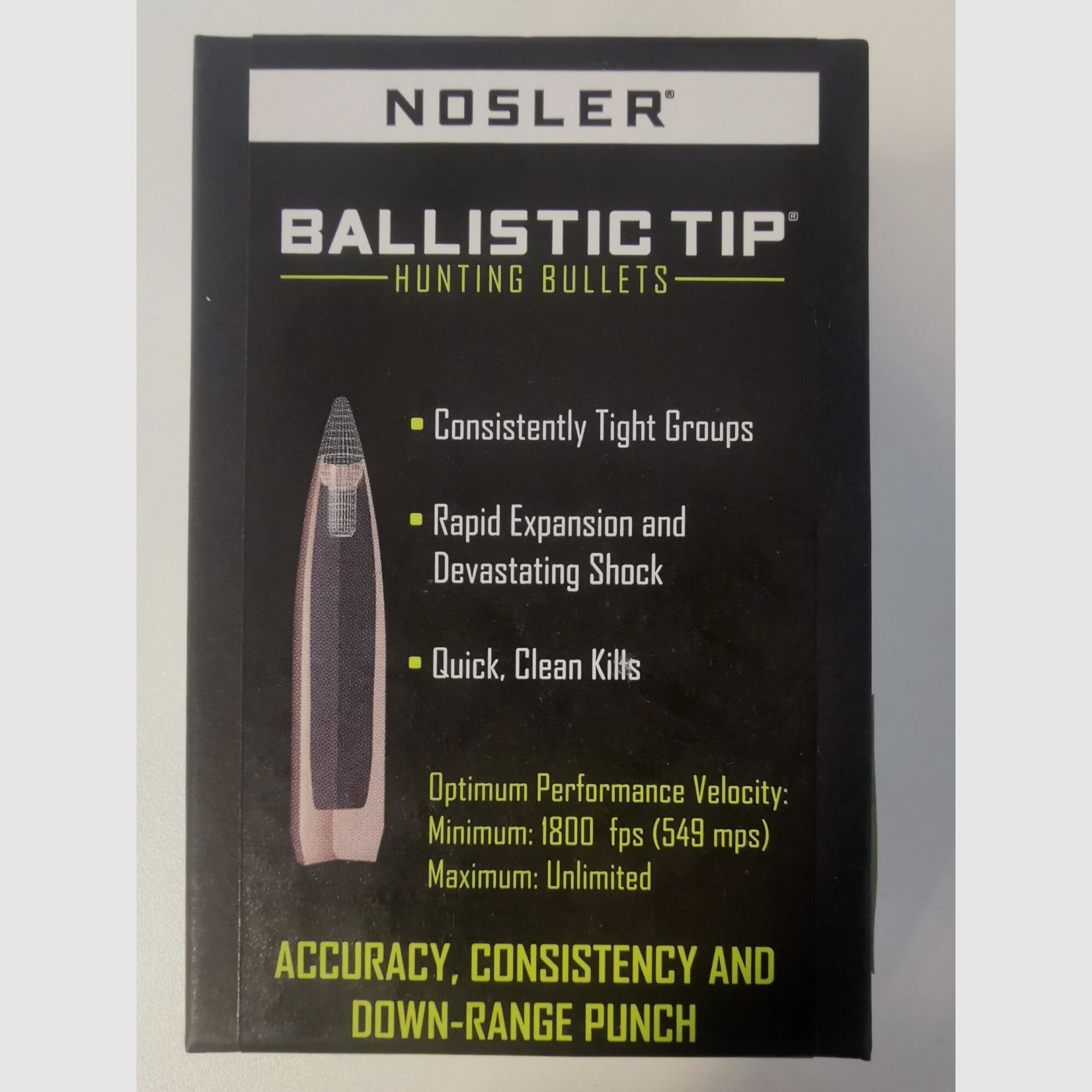 Nosler Ballistic Tip Geschosse 6mm