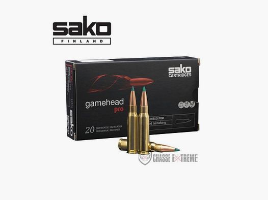 20 cartuchos SAKO Gamehead Pro Cal. 243 Win 90Gr