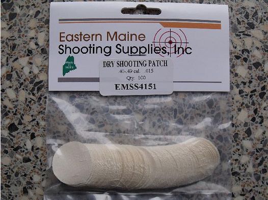 100 Schusspflaster von "Eastern Maine".40 - .49 cal .015"