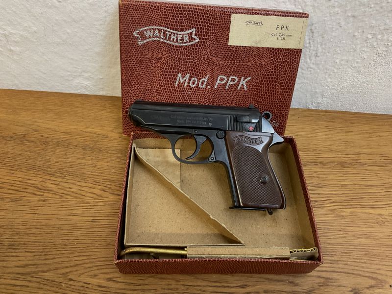 Pistole Walther PPK NEUWERTIG im Kaliber 7,65mmBrowning SNR 187241