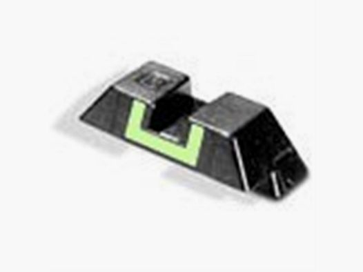 Alza fija Glock acero luminosa.