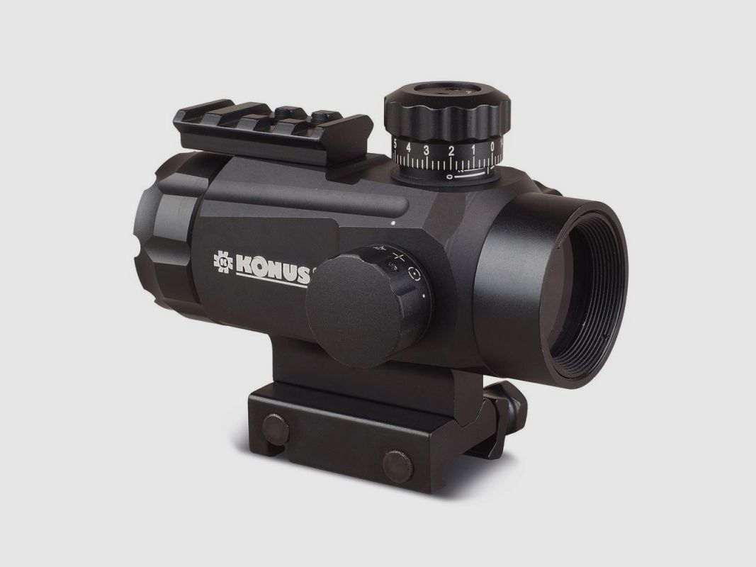 Rotpunktvisier Konusight 1x35 - 4 Absehen - Rot/Grün, Bild 4 von 33