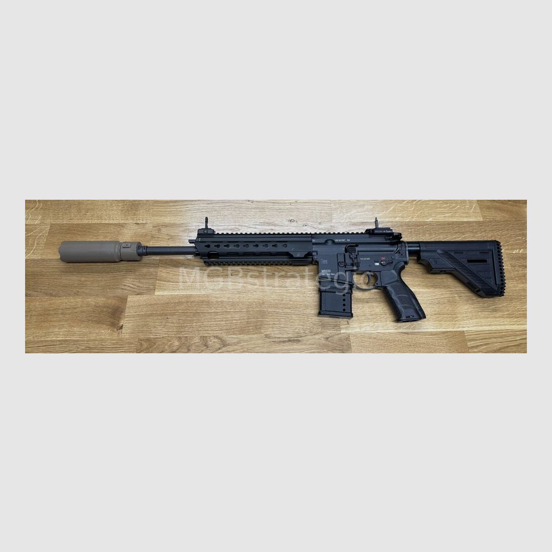 Heckler & Koch MR223 A3 Slim-Line 14,5" Lauf - halbautom. Büchse .223Rem Mündungsfeuerdämpfer mit Schalldämpfer Schnittstelle - zivile Version HK416 / G95K / G38 / mit Upgrades