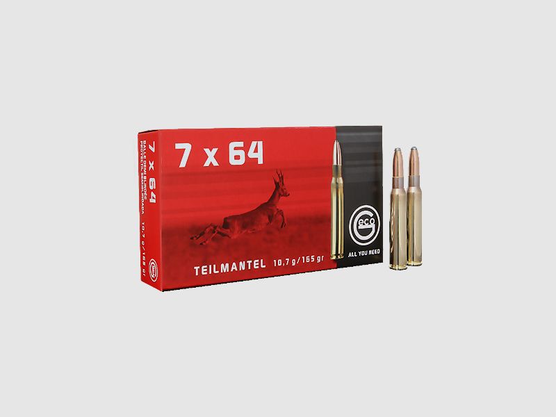 Geco 7x64 soft point 10,7g 165gr