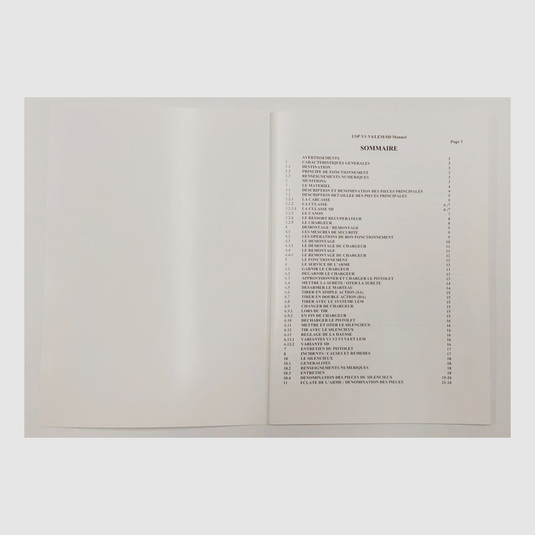 Heckler & Koch Anleitung für USP Standard, spanisch