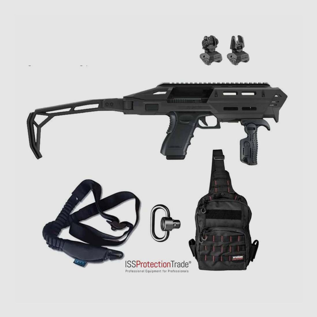 FAB DEFENSE KPOS AMP PRO GLOCK 17/19 & PDP & PDP 4.6 BLACK