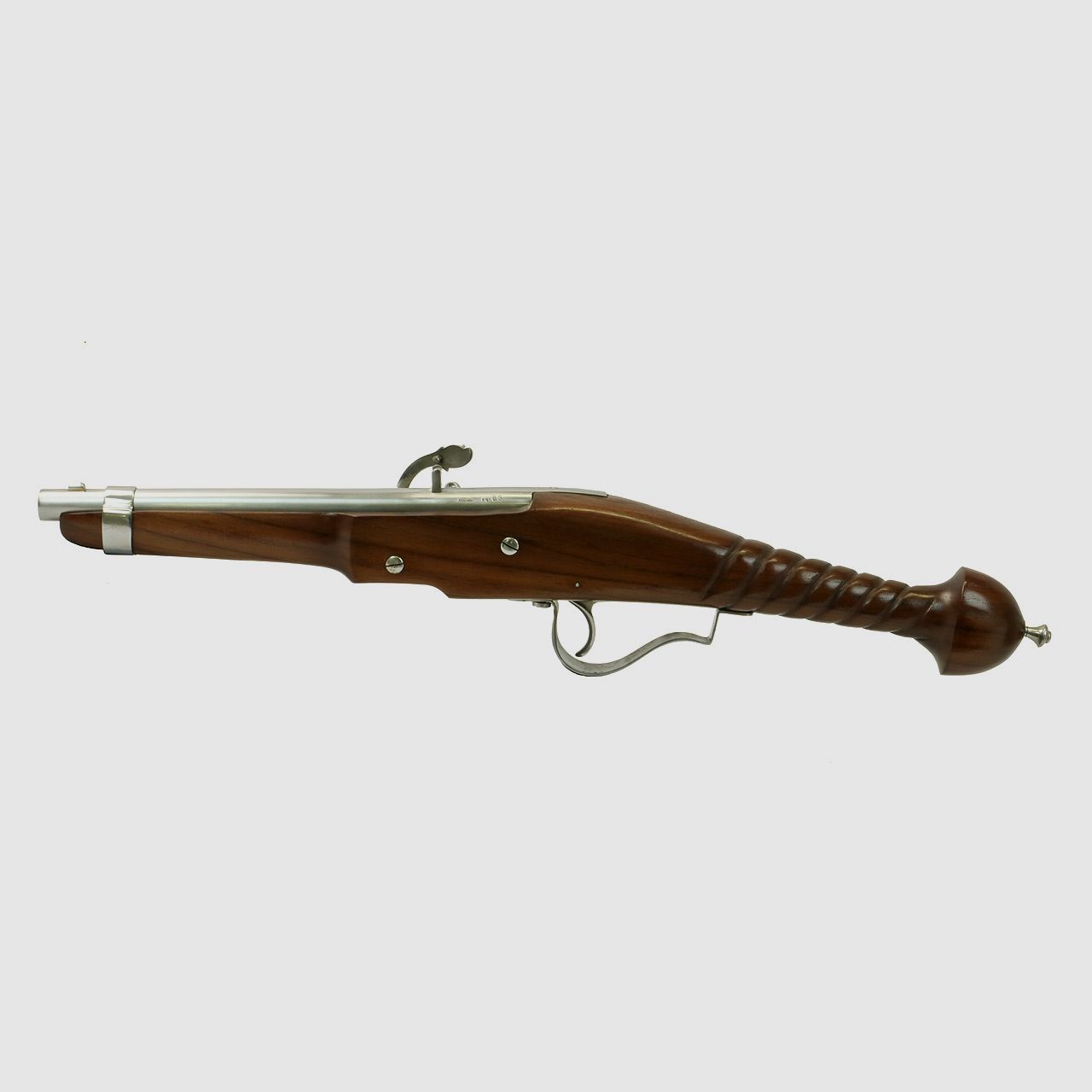Vorderlader Luntenschlosspistole Matchlock Pistol Kaliber .63 bzw. 16 mm gedrehter Griff (P18)