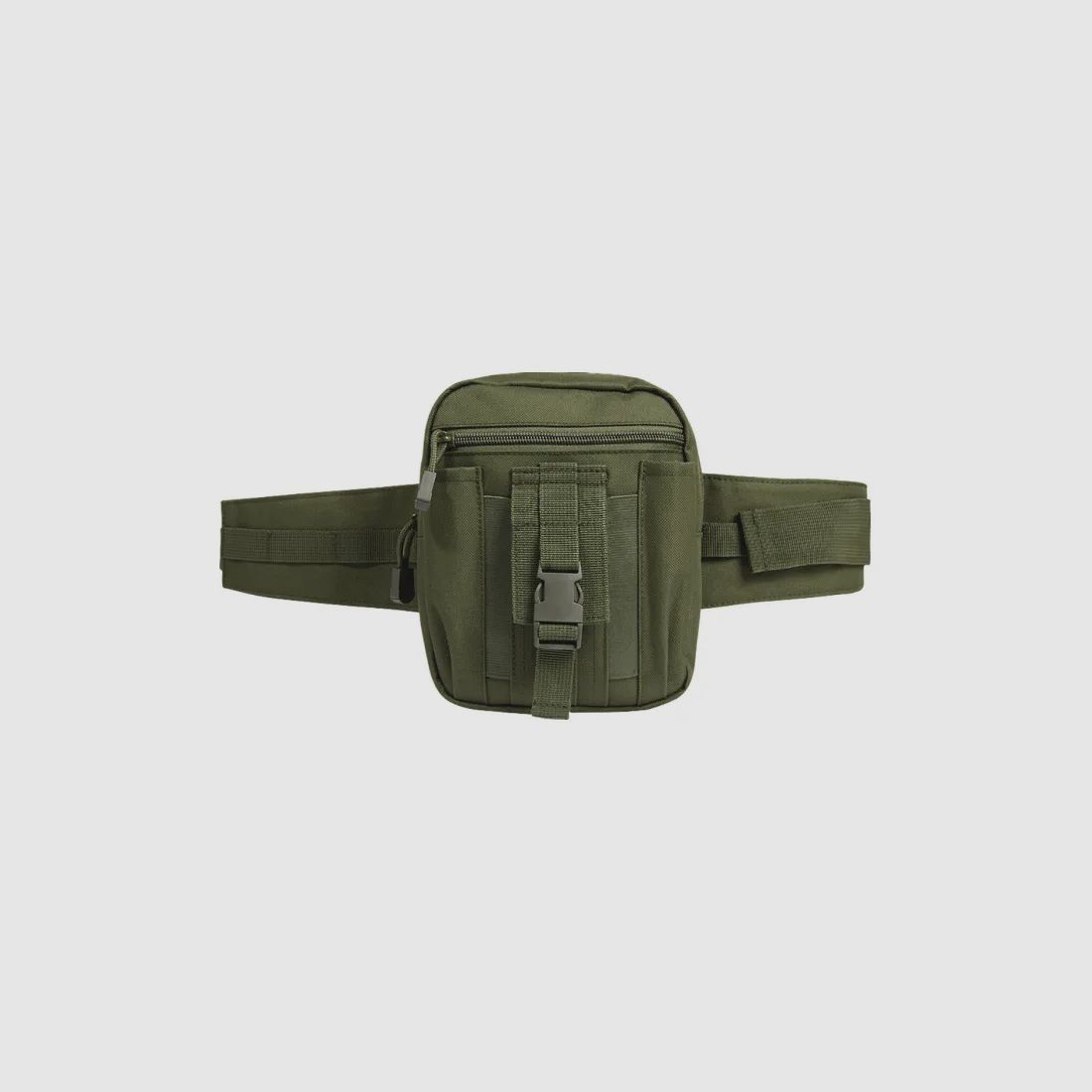 Brandit waist belt "Allround" with pocket + bottle holder - Olive