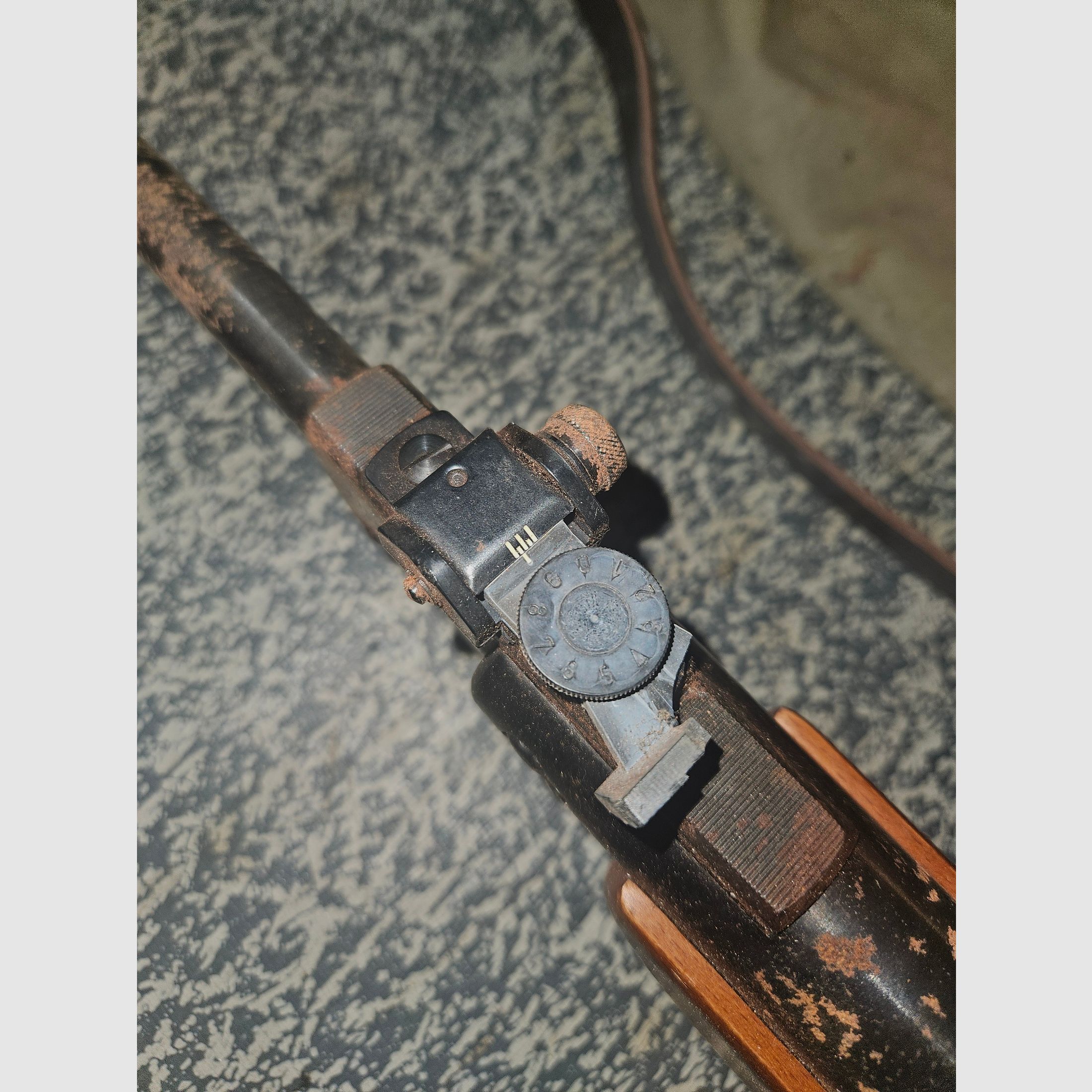 Diana Mod. 35 carabine à air – rareté AVANT 1970 avec numéro de série – 50 ans inutilisée